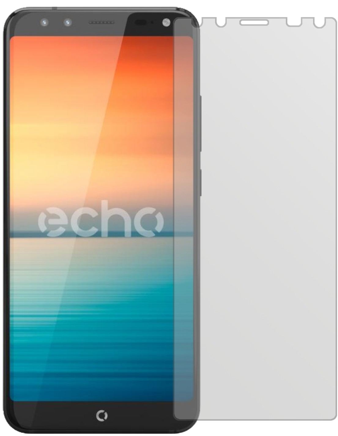 2x Schutzfolie matt für Echo Horizon Display-Schut (2)
