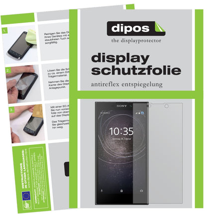 5x Schutzfolie matt für Sony Xperia L2 Display-Sch (2)