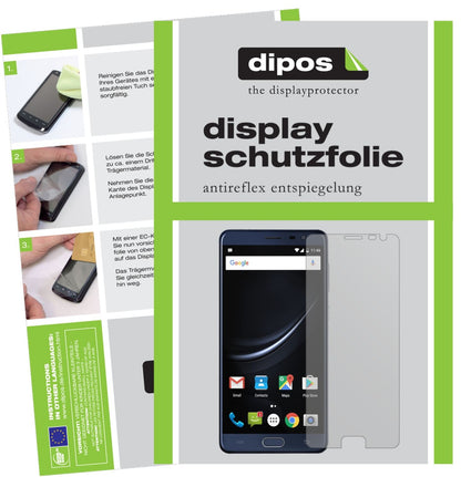 2x Schutzfolie matt für Cubot Cheetah 2 Display-Sc (1)