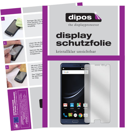 2x Schutzfolie klar für Cubot Cheetah 2 Display-Sc (1)