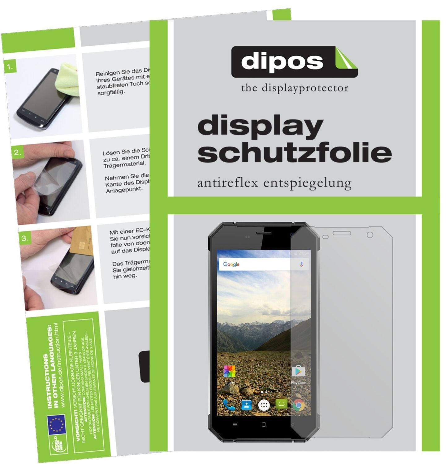 5x Schutzfolie matt für Nomu S30 Display-Schutzfol (2)