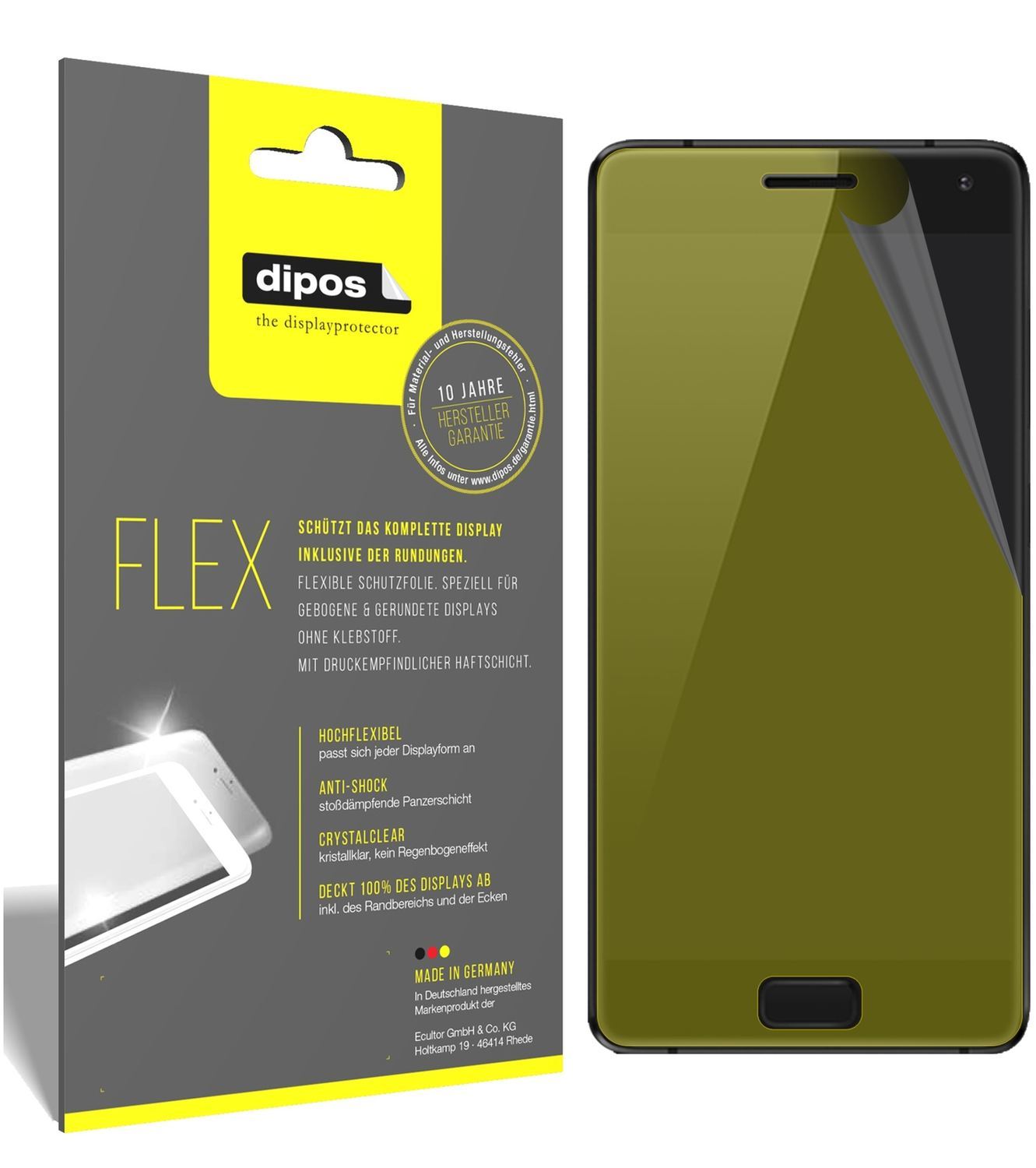 3x 3D Full Cover Schutzfolie für ZUK Z2 Pro (1)