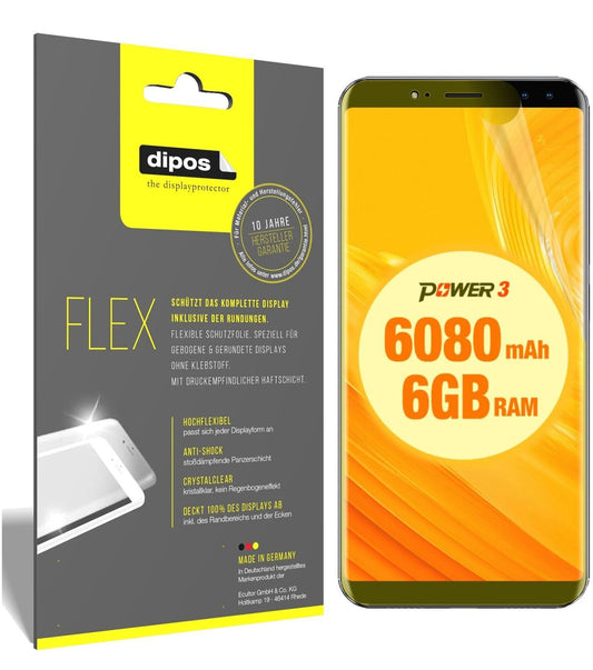 3x 3D Full Cover Schutzfolie für Ulefone Power 3 (1)