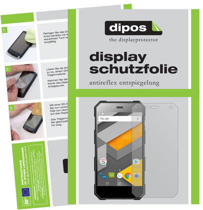 2x Schutzfolie matt für Nomu S10 Display-Schutzfol (1)