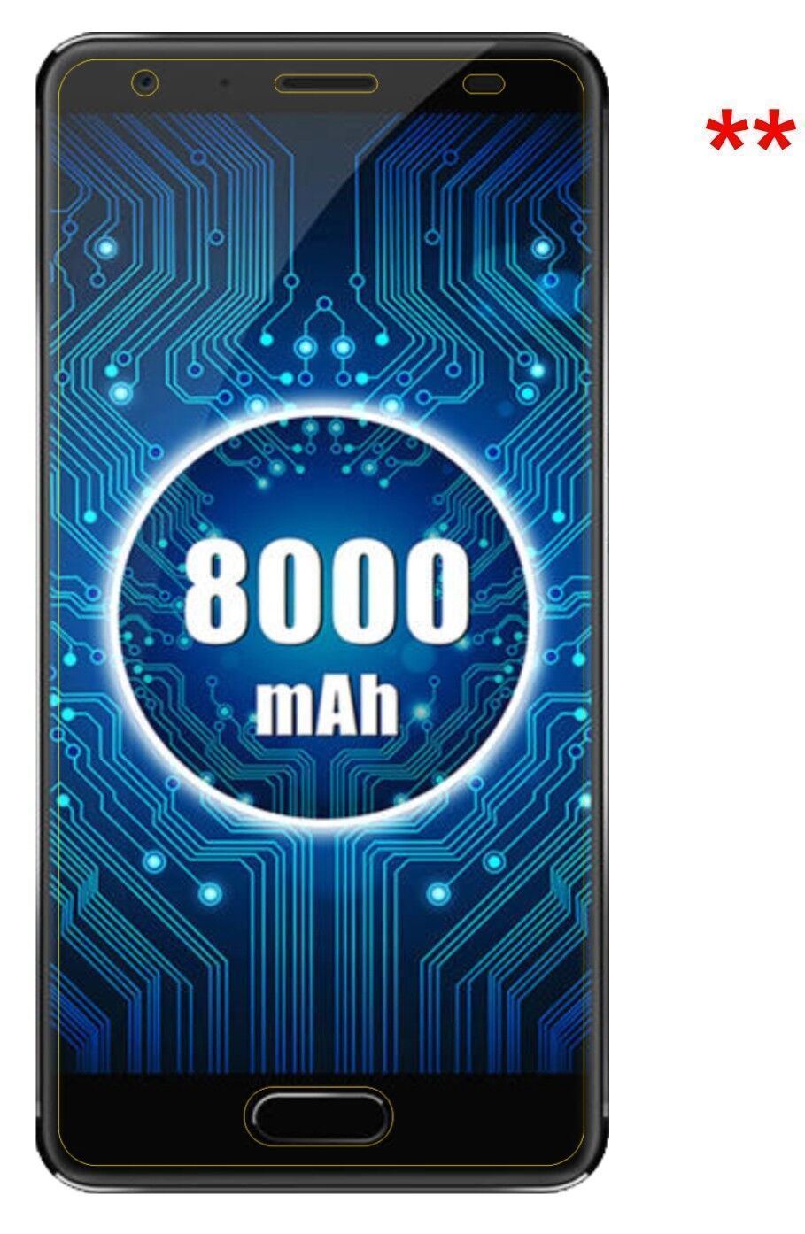 Blickschutzfolie für Oukitel K8000 matt Schutzfoli (5)