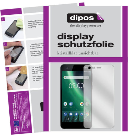 5x Schutzfolie klar für Nokia 2 Display-Schutzfoli (2)