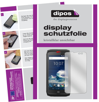 6x Schutzfolie klar für Crosscall Action-X3 Displa (1)