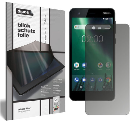 Blickschutzfolie für Nokia 2 matt Schutzfolie Priv (1)