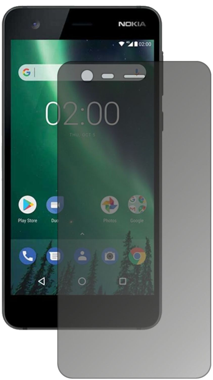 Blickschutzfolie für Nokia 2 matt Schutzfolie Priv (2)