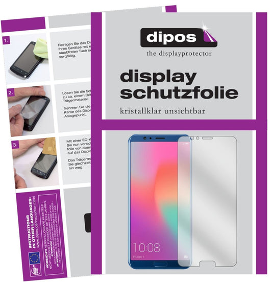 2x Schutzfolie klar für Huawei Honor View 10 Displ (1)