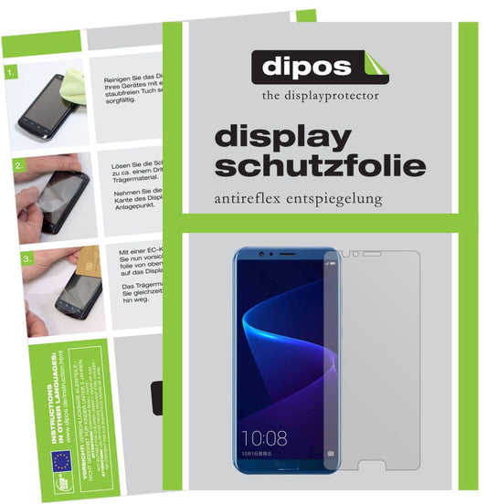 6x Schutzfolie matt für Huawei Honor V10 Display-S (1)