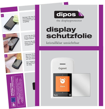 5x Schutzfolie klar für Gigaset E370 / E370A Displ (2)