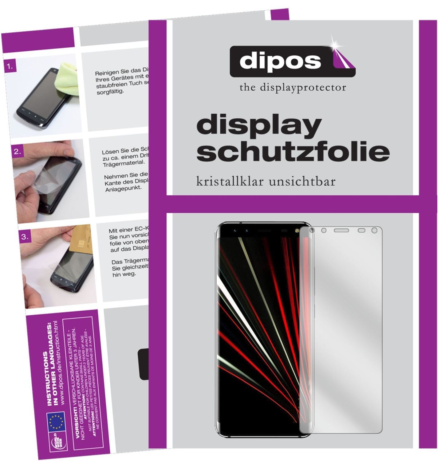 5x Schutzfolie klar für Leagoo S8 Display-Schutzfo (2)