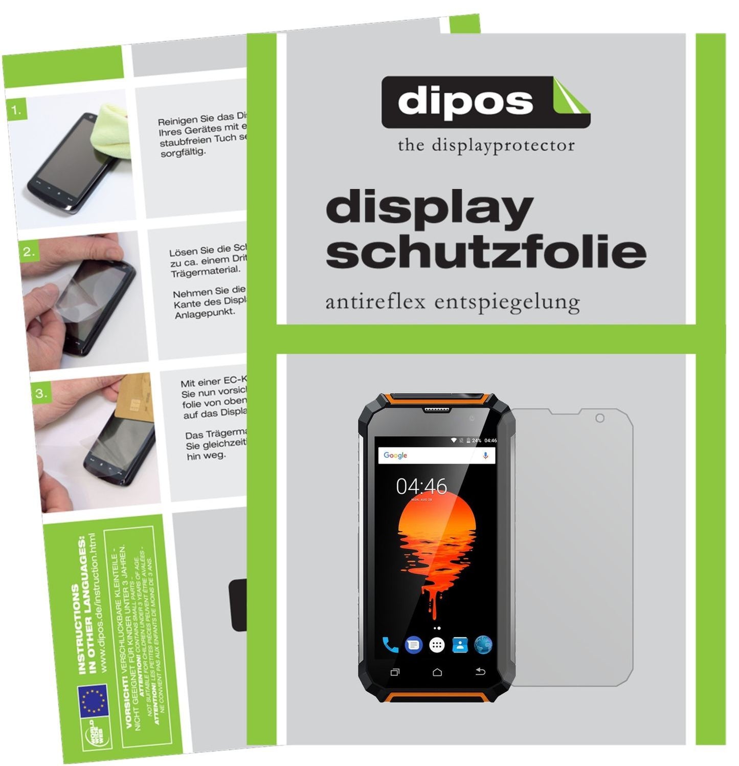 6x Schutzfolie matt für Geotel G1 Display-Schutzfo (1)