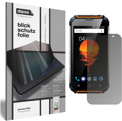 Blickschutzfolie für Geotel G1 matt Schutzfolie Pr (1)