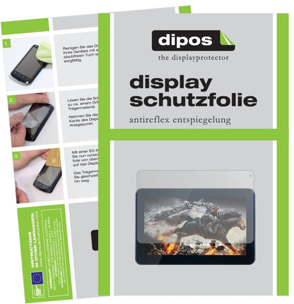 1x Schutzfolie matt für Hipo 10,1 Zoll Tablet Disp (2)