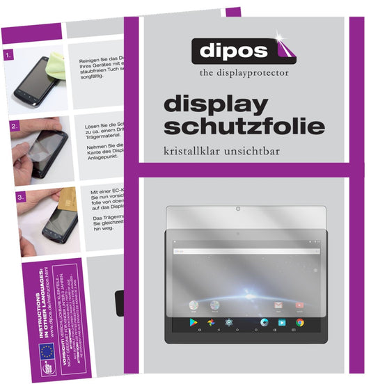 2x Schutzfolie klar für iRULU Expro 3 Plus Display (1)