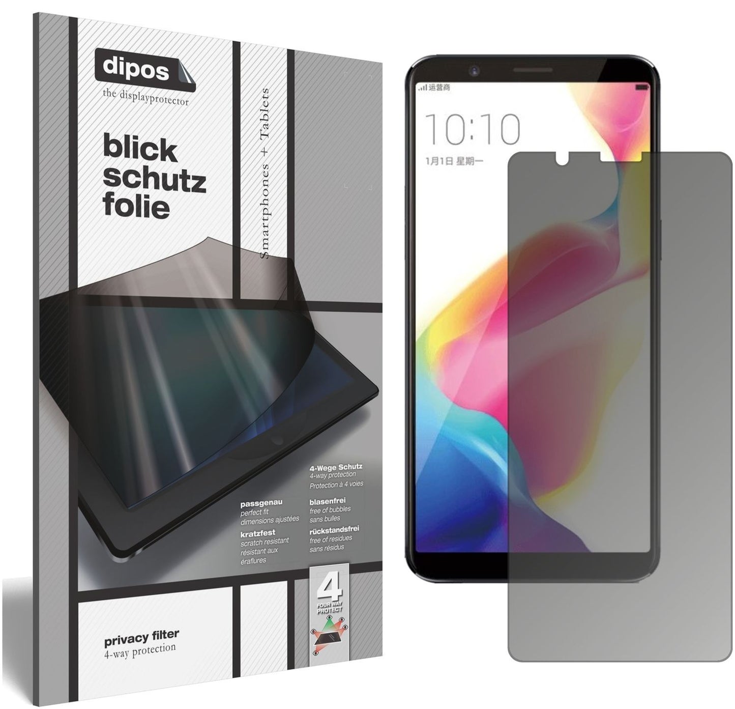 Blickschutzfolie für Oppo R11s Plus matt Schutzfol (1)