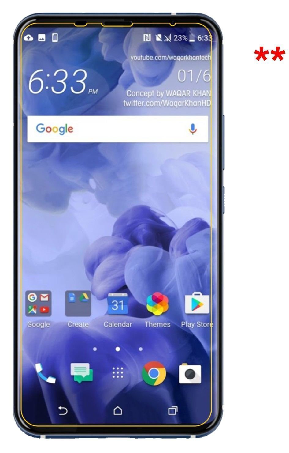 2x 9H Schutzfolie matt für HTC U11 Plus Panzerfoli (9)