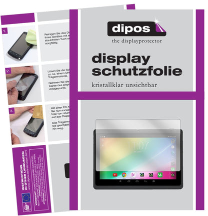 2x Schutzfolie klar für iRULU eXpro 3 Display-Schu (1)