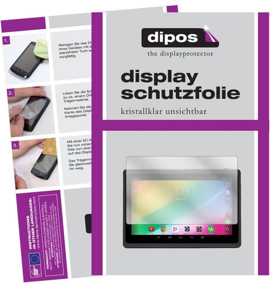 2x Schutzfolie klar für iRULU eXpro 3 Display-Schu (1)