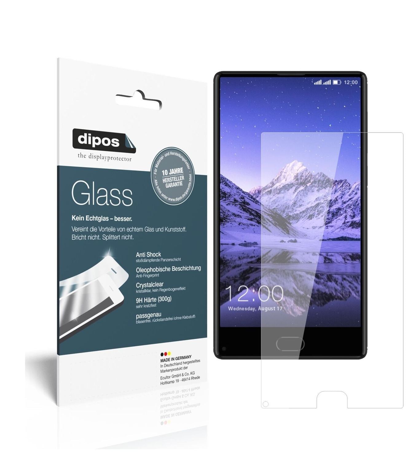 1x 9H Schutzfolie für Leagoo Kiicaa Mix Panzerfoli (2)