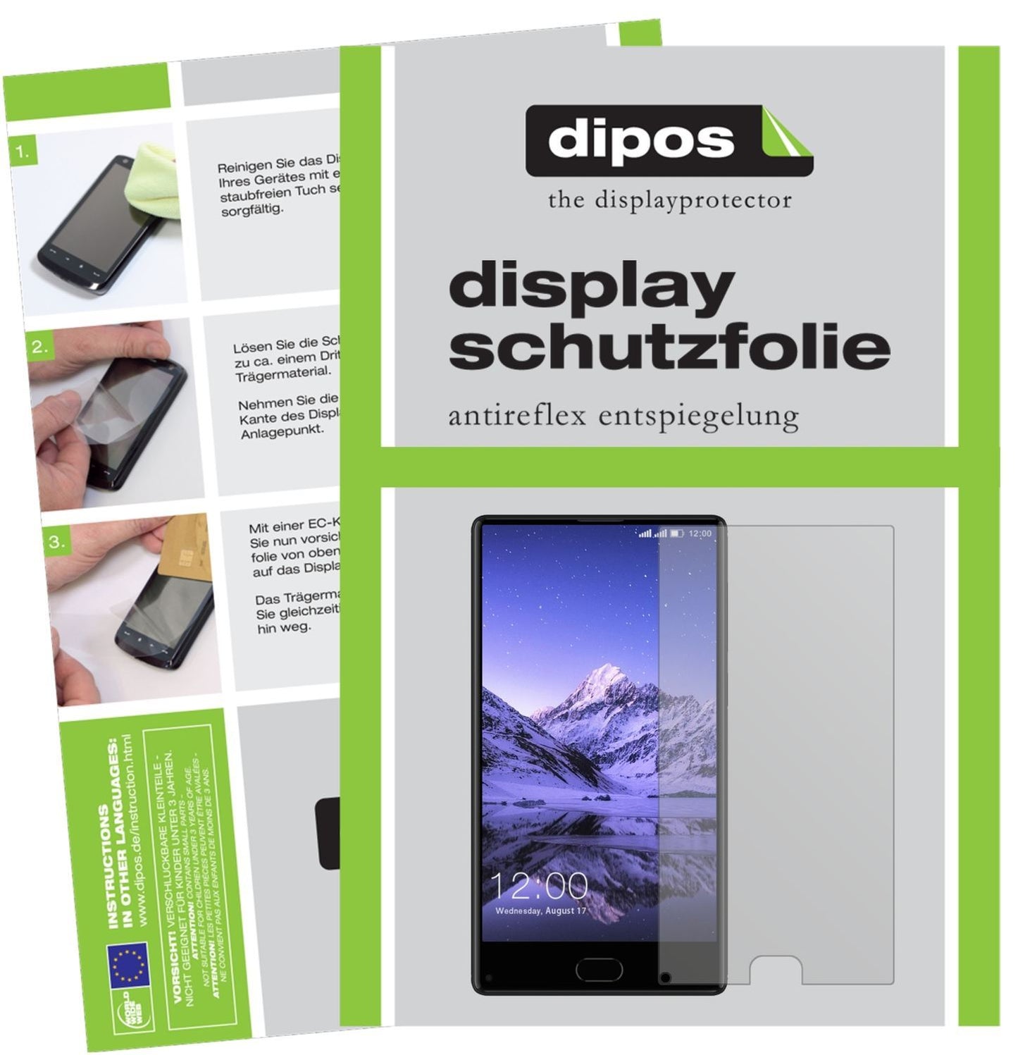 6x Schutzfolie matt für Leagoo Kiicaa Mix Display- (1)