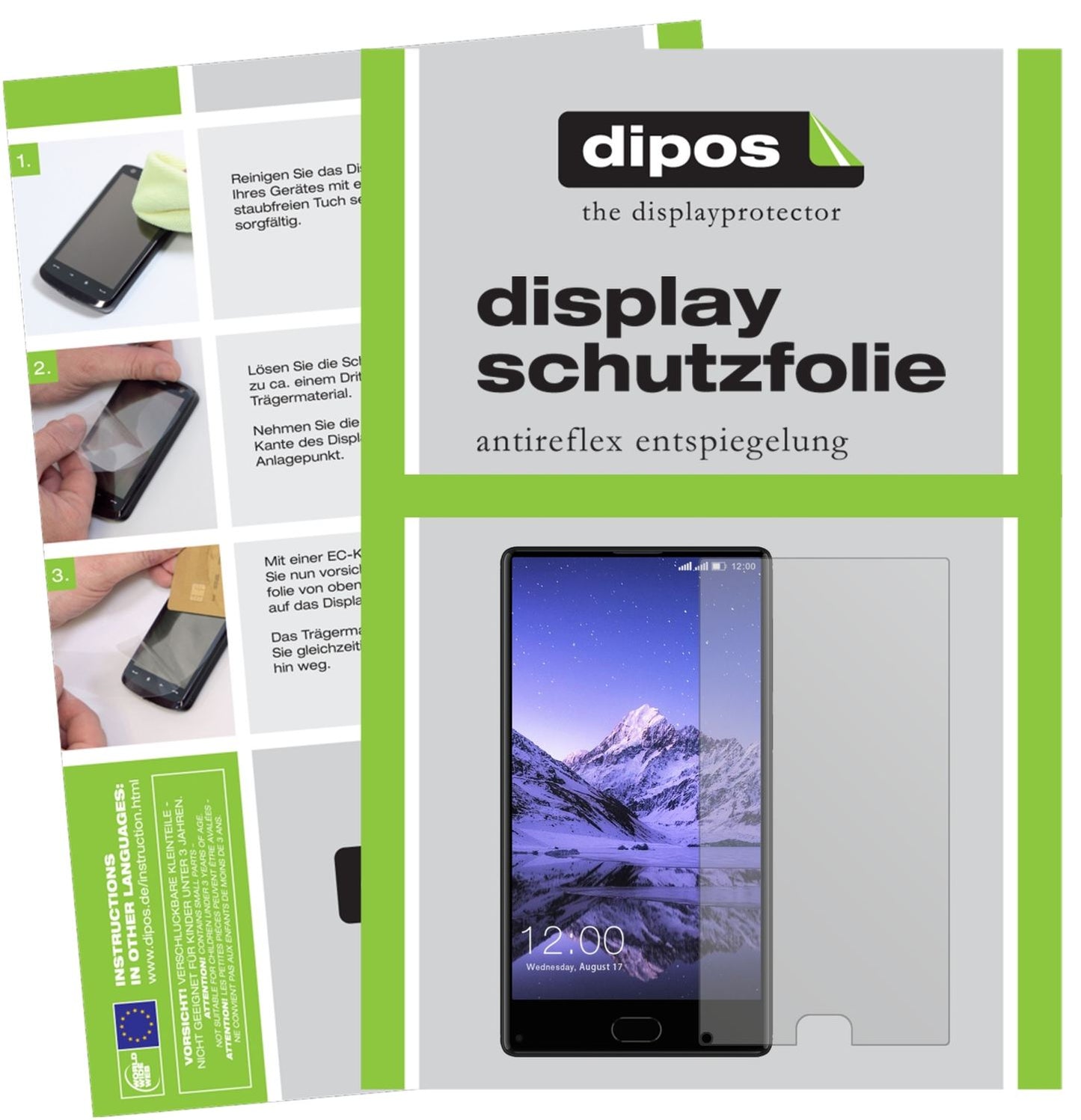 2x Schutzfolie matt für Leagoo Kiicaa Mix Display- (1)