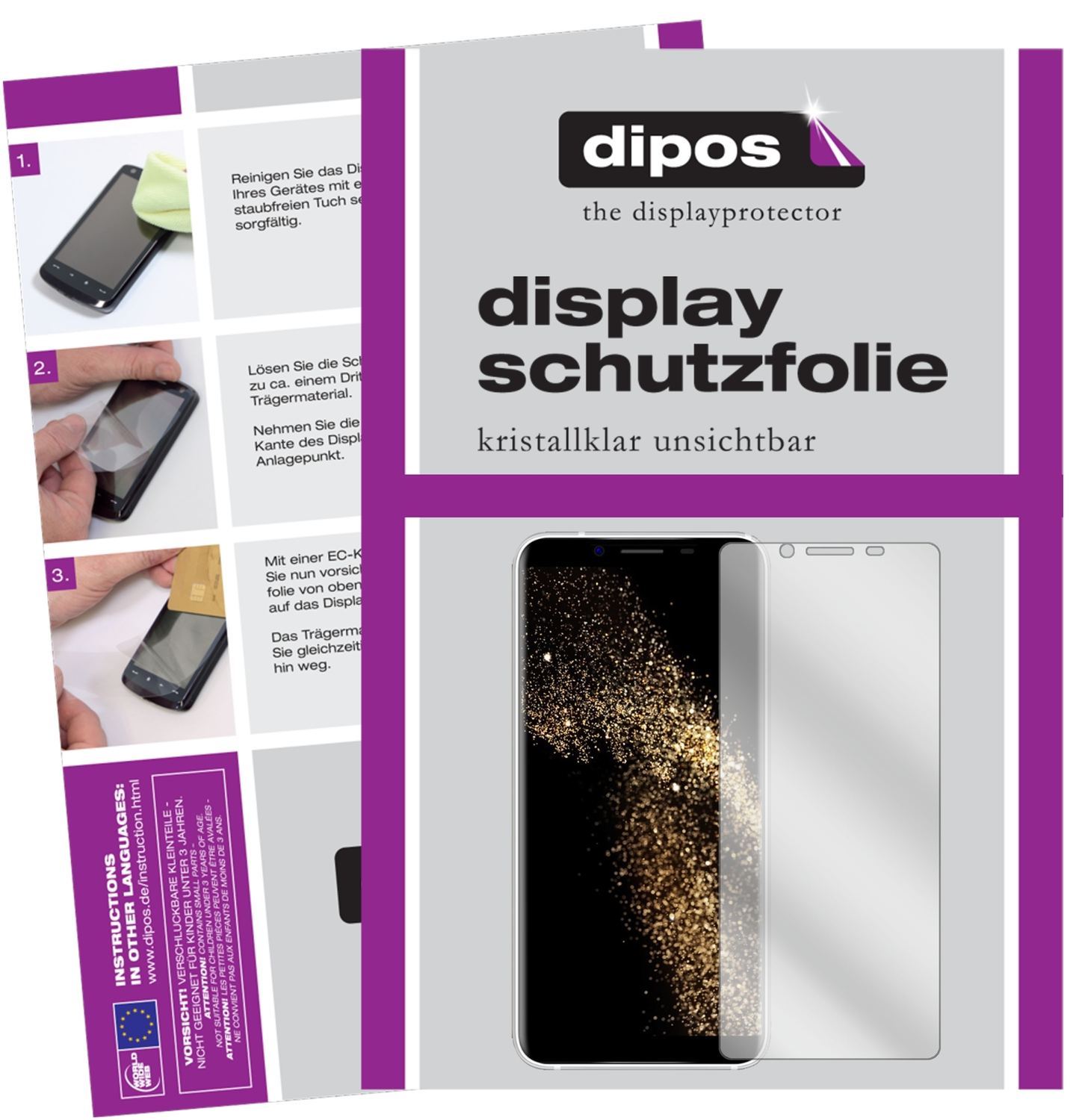 6x Schutzfolie klar für HOMTOM S8 Display-Schutzfo (1)