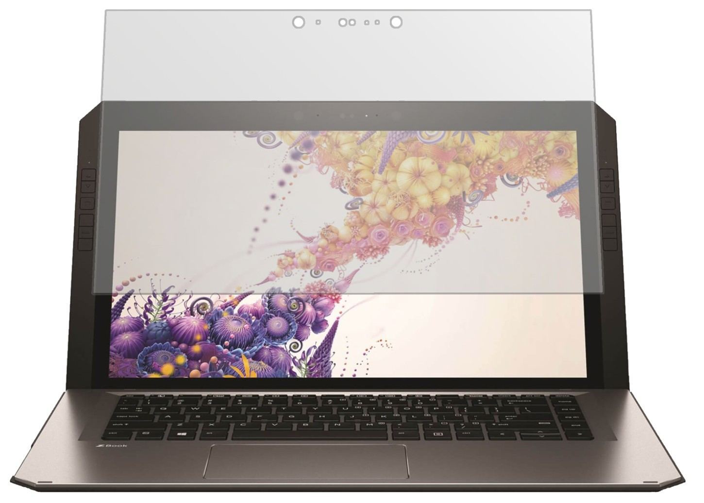 2x Schutzfolie matt für HP zBook x2 Display-Schutz (2)