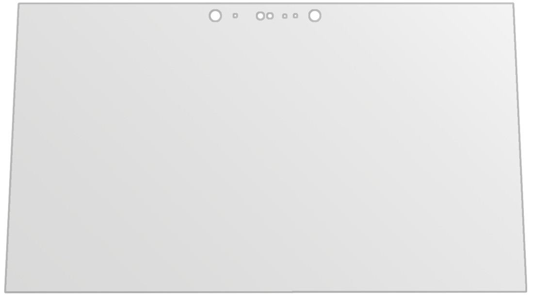 2x Schutzfolie matt für HP zBook x2 Display-Schutz (3)