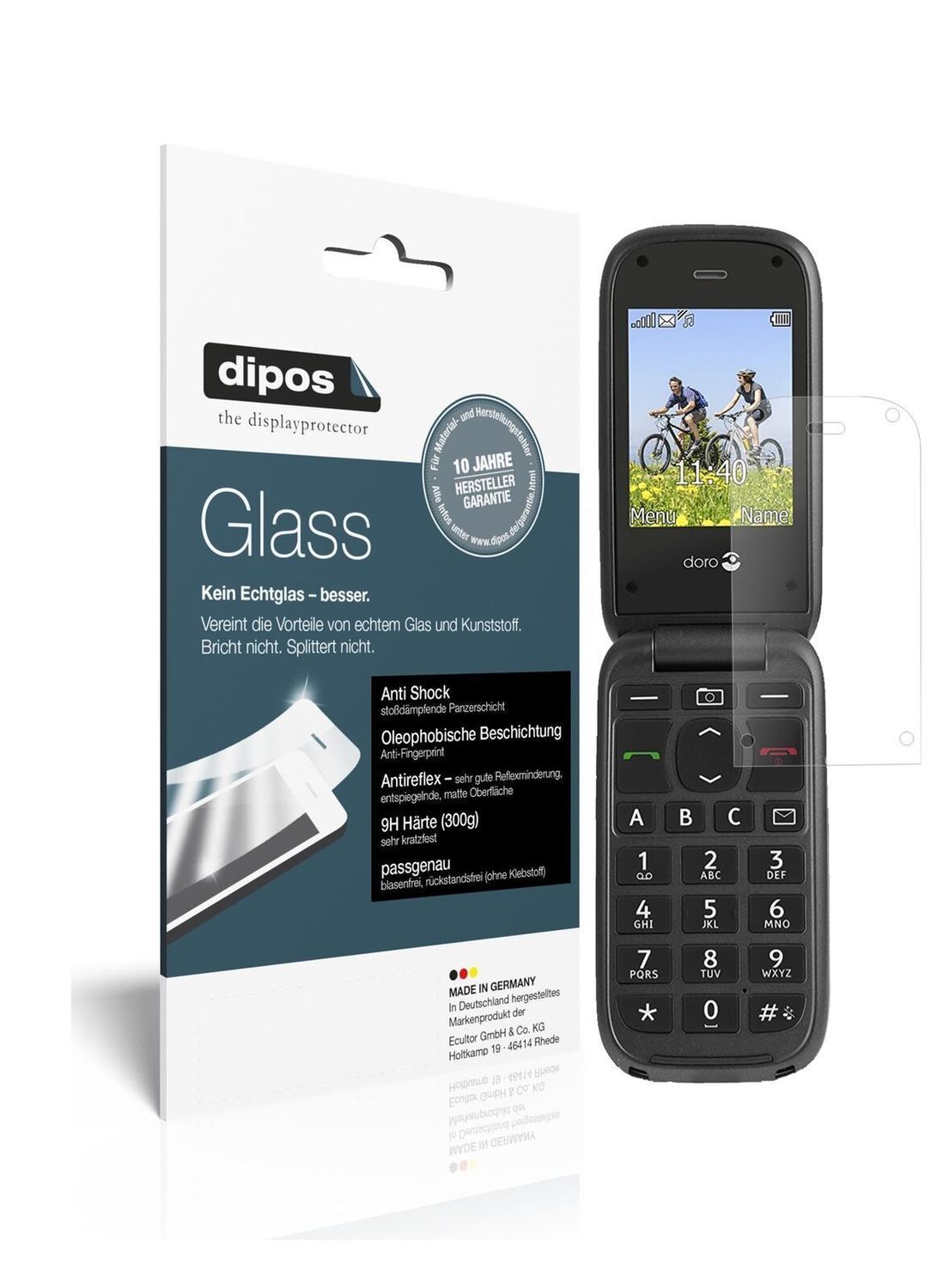 1x 9H Schutzfolie matt für Doro PhoneEasy 613 Panz (2)