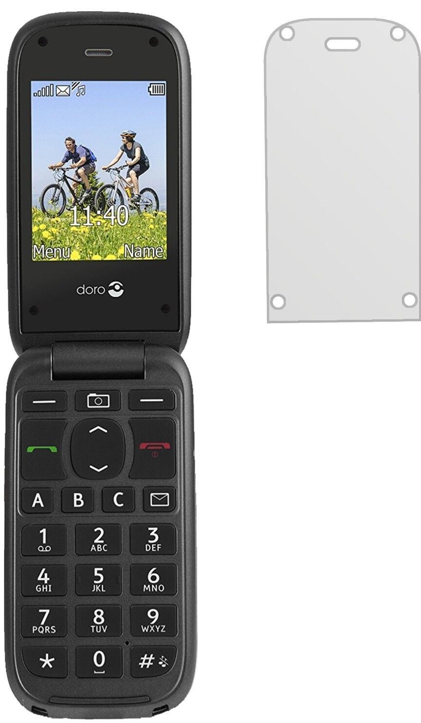 5x Schutzfolie matt für Doro PhoneEasy 613 Display (1)