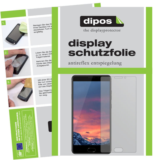 2x Schutzfolie matt für Vernee Thor Plus Display-S (1)