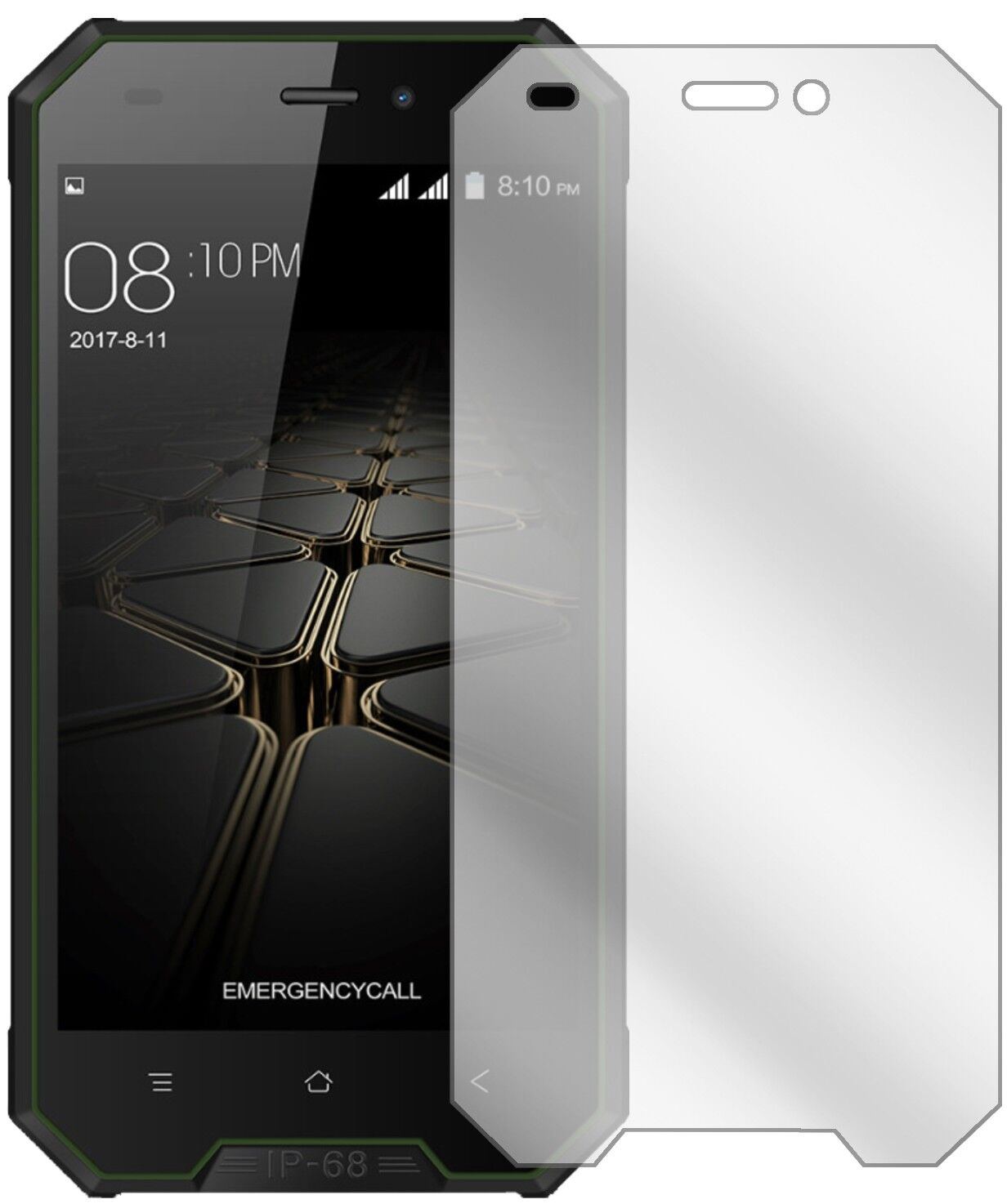 1x Schutzfolie klar für Blackview BV4000 Display-S (1)