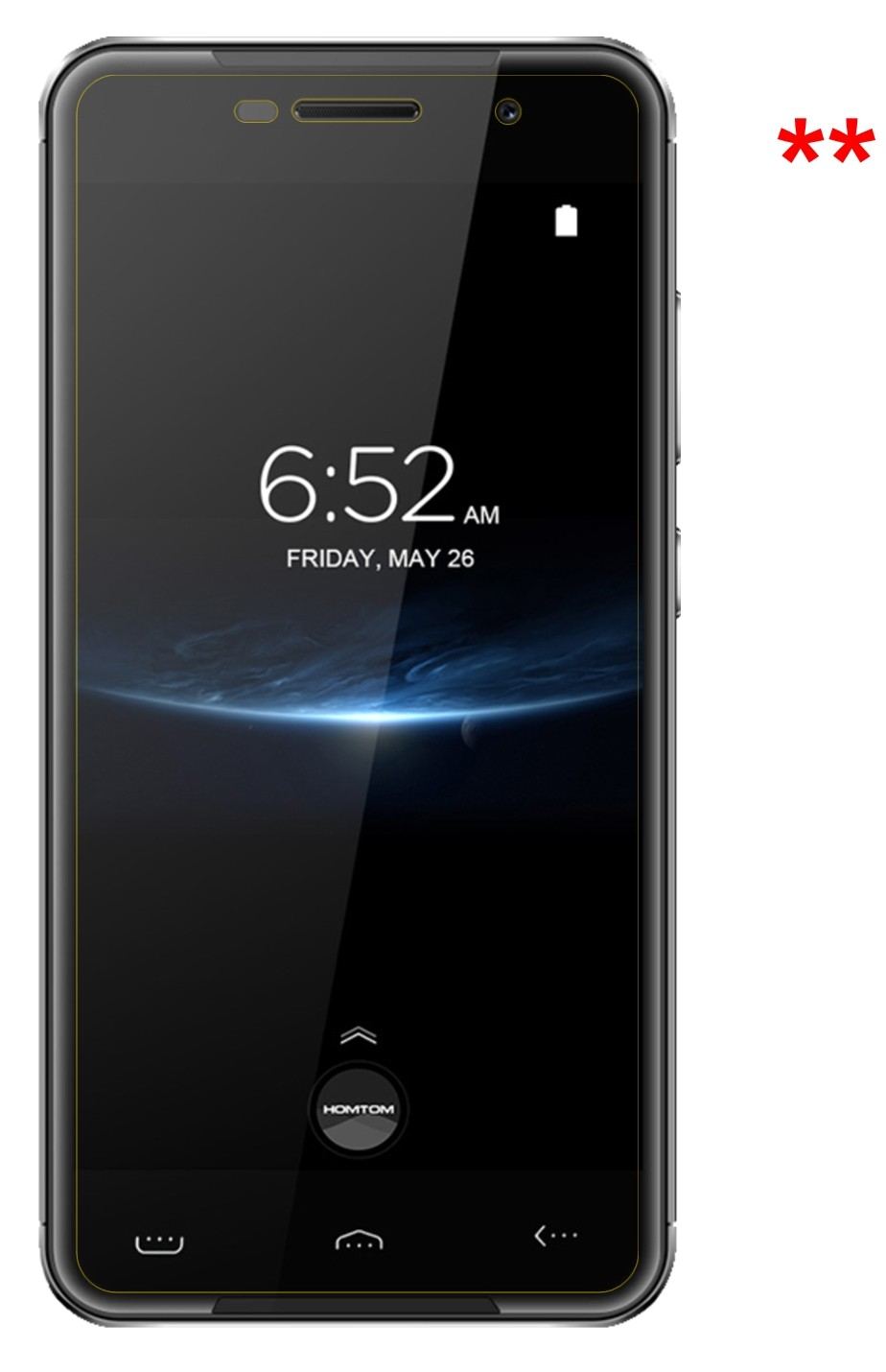6x Schutzfolie klar für HOMTOM HT37 Pro Display-Sc (5)