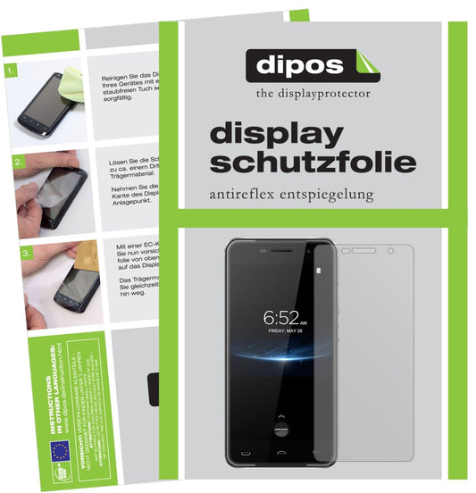 2x Schutzfolie matt für HOMTOM HT37 Pro Display-Sc (1)
