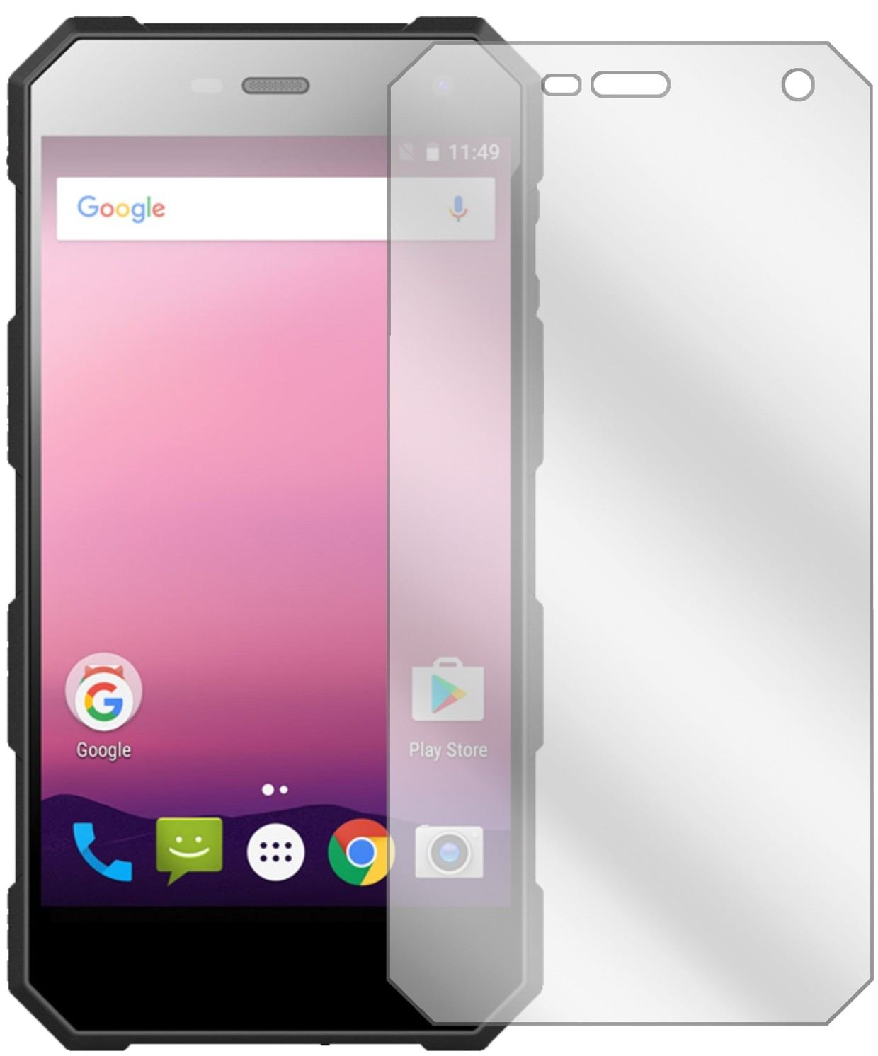 6x Schutzfolie klar für Nomu S10 Pro Display-Schut (2)