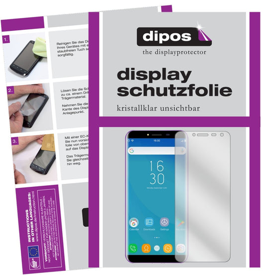 2x Schutzfolie klar für Oukitel C8 Display-Schutzf (1)
