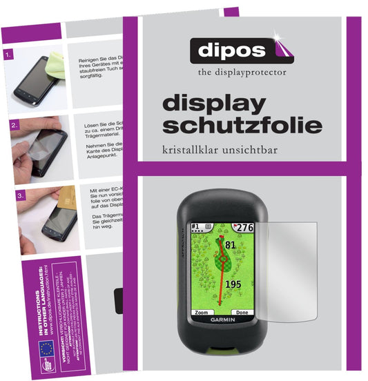 3x Schutzfolie klar für Garmin Approach G3 Display (1)