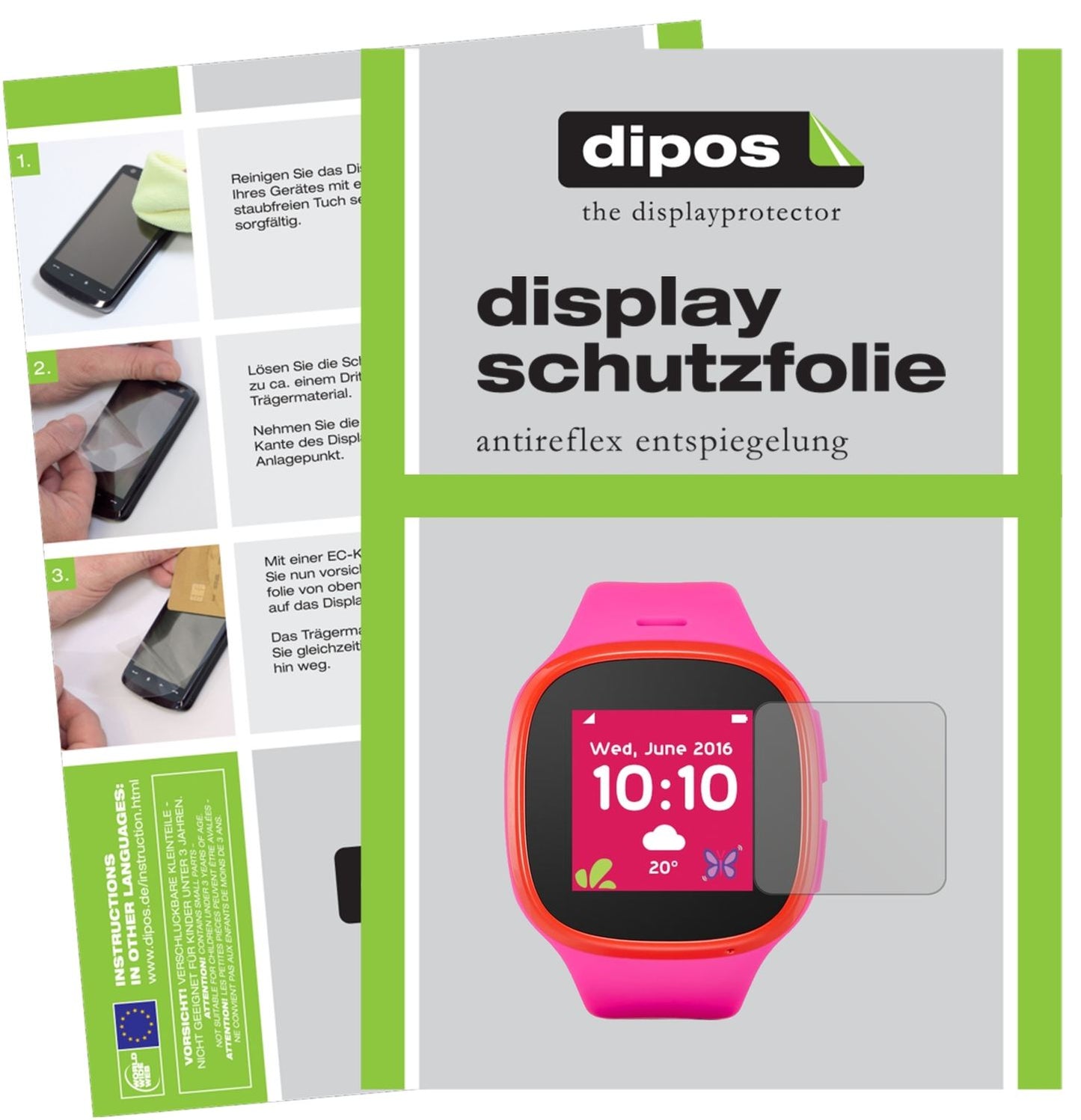 6x Schutzfolie matt für Alcatel Movetime Family Wa (1)