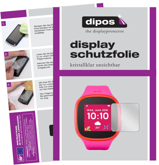 6x Schutzfolie klar für Alcatel Movetime Family Wa (1)