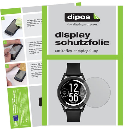 5x Schutzfolie matt für Fossil Q Control Display-S (2)