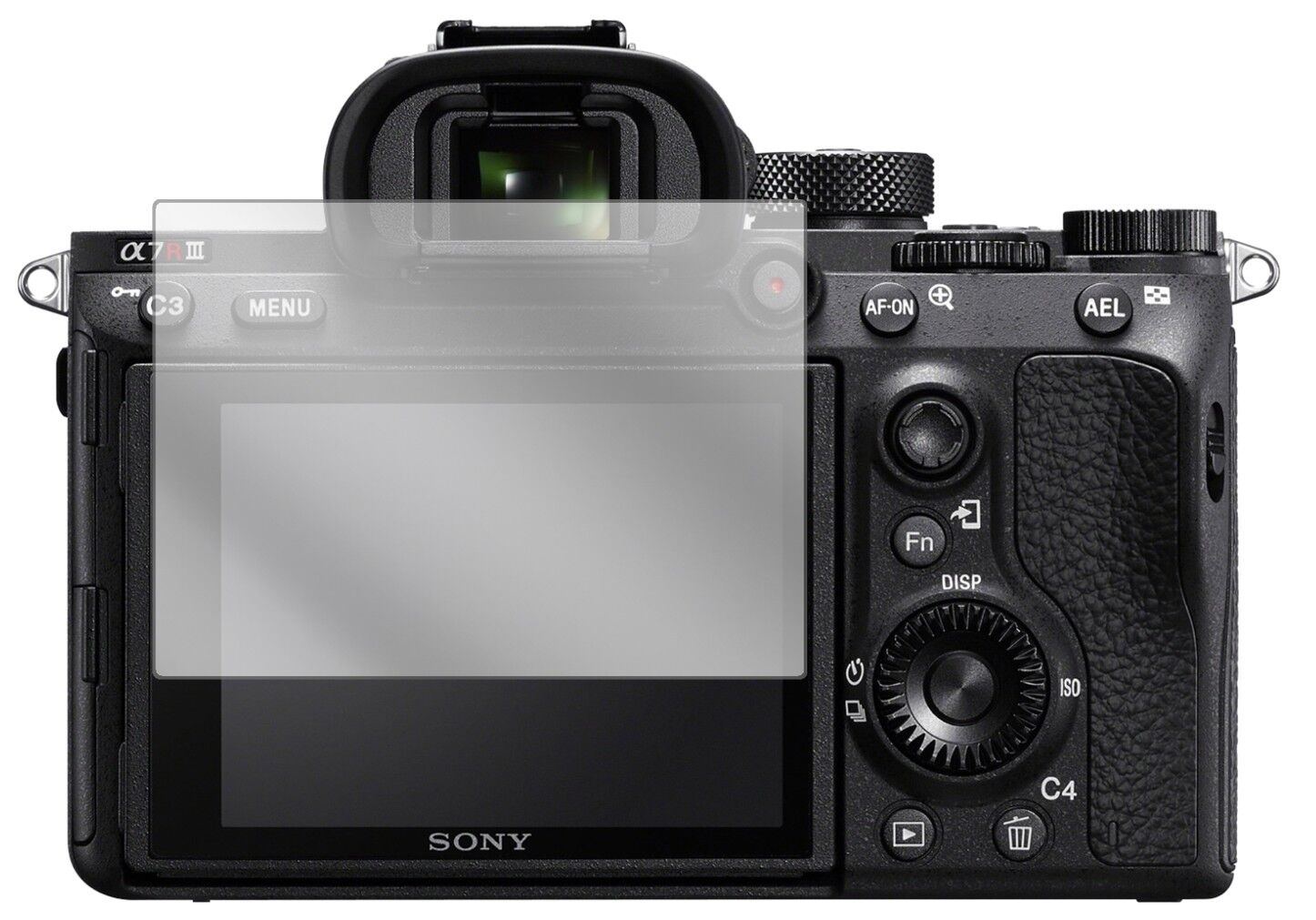 5x Schutzfolie klar für Sony A7R III Display-Schut (1)