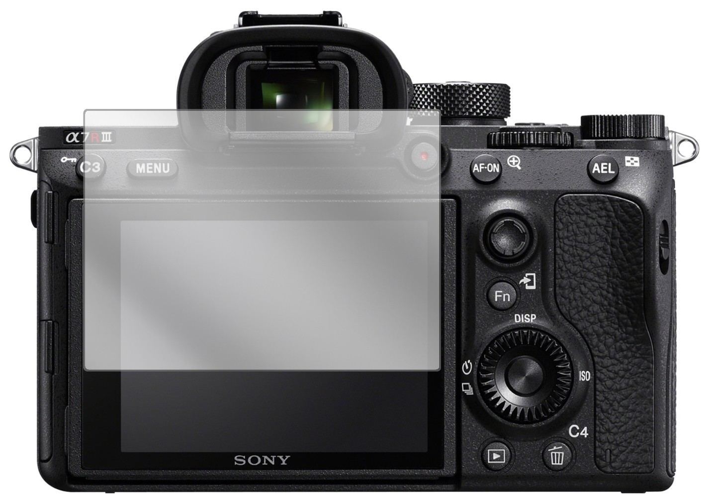 6x Schutzfolie klar für Sony A7R III Display-Schut (2)
