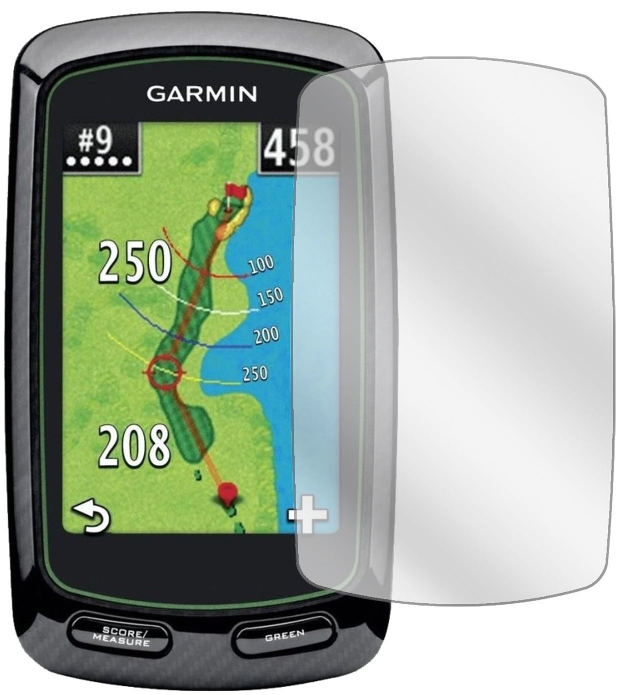 3x Schutzfolie klar für Garmin Approach G6 Display (2)