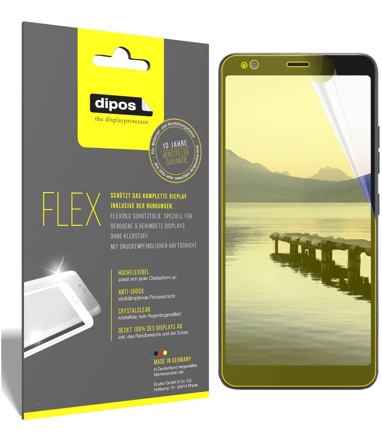 3x 3D Full Cover Schutzfolie für Gigaset GS370 (1)