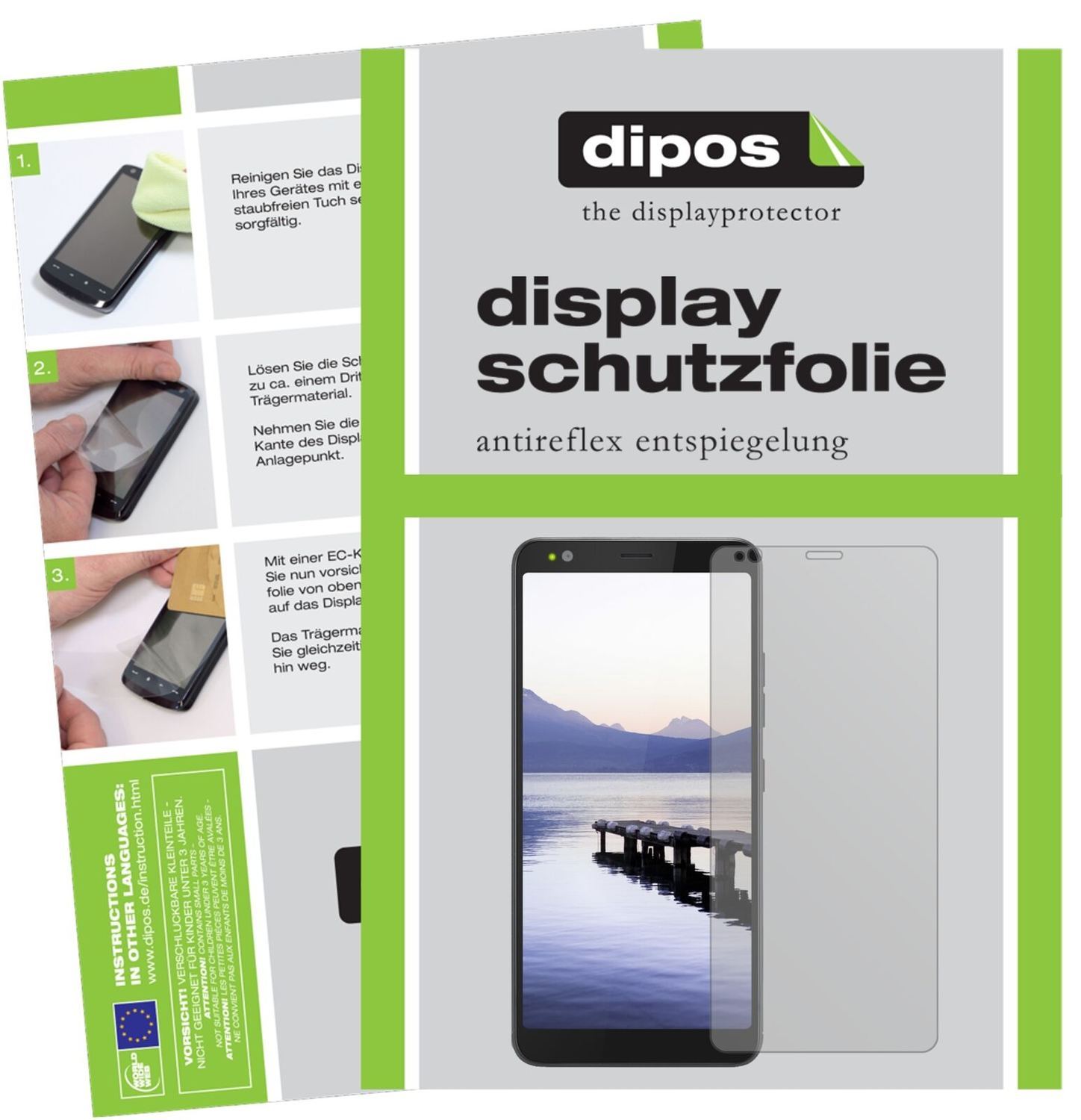 2x Schutzfolie matt für Gigaset GS370 plus Display (1)