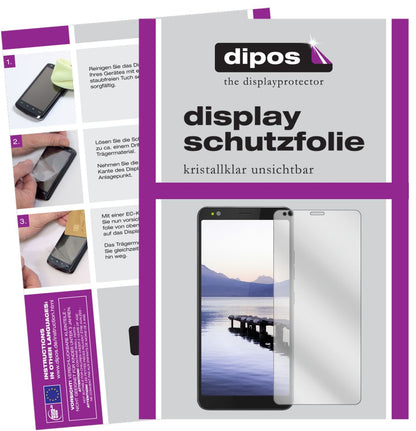 2x Schutzfolie klar für Gigaset GS370 Display-Schu (1)