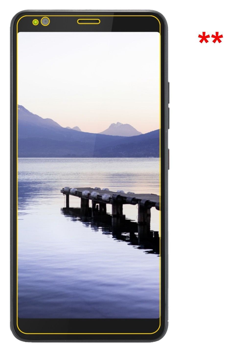 2x Schutzfolie klar für Gigaset GS370 Display-Schu (5)
